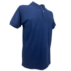 Camisa Polo Masculina TXC Manga Curta Regular Piquet Azul Marinho Ref:6920