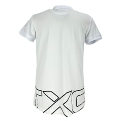 Camisa Polo TXC Masculina Custom Manga Curta Branco Bordado Em Preto Ref: 6740