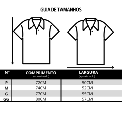 Camisa Polo TXC Masculina Custom Manga Curta Branco Bordado Em Preto Ref: 6740
