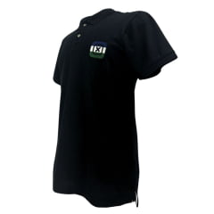 Camisa Polo TXC Masculina Custom Manga Curta Preta Bordado Da Marca Ref: 6729
