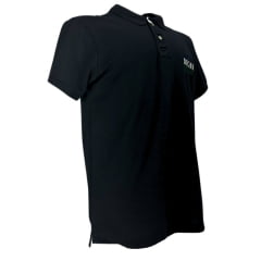 Camisa Polo TXC Masculina Custom Manga Curta Preta Bordado Da Marca Ref: 6729