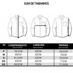 Camisa Masculina Tassa Jeans M. Longa - Ref 5045-1