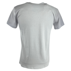 Camiseta Masculina Ariat Manga Curta Branco Com Logo Preto Azul E Laranja