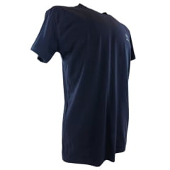 Camiseta Masculina Ariat Manga Curta Preto Básico Com Logo Branco