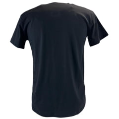 Camiseta Masculina Ariat Manga Curta Preto Com Logo Branco E Bege