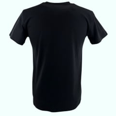 Camiseta Masculina Ariat Manga Curta Preto Com Logo Branco Verde E Azul