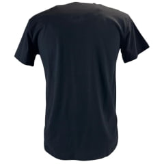 Camiseta Masculina Ariat Manga Curta Preto Com Logo Ferradura Colorida