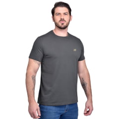 Camiseta Masculina BF///MS Manga Curta Básica Origem BF Cinza Escuro Ref:CB110