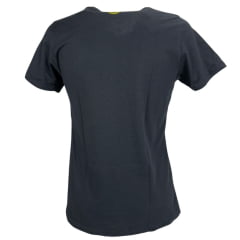 Camiseta Masculina Copenhagen Manga Curta Preto Estampado Em AzuL/ Vermelho E Branco Ref:0865