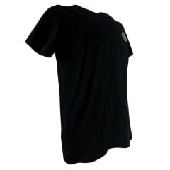 Camiseta Masculina Copenhagen Plus Size Preto Manga Curta Logo Branca R: 8669