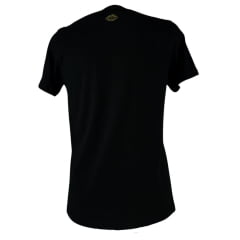 Camiseta Masculina Copenhagen Preta Manga Curta Logo Grande Branca R: 8666