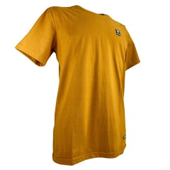 Camiseta Masculina Laço Forte Básica Com Aplique Manga Curta Ref:40101