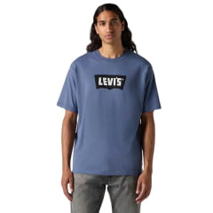 Camiseta Masculina Levi's Azul Ref:000RY 0007