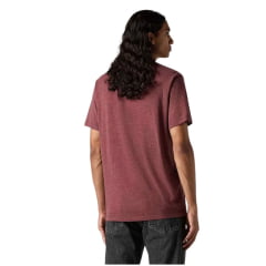 Camiseta Masculina Levi's Bordô Manga Curta Ref:294911848