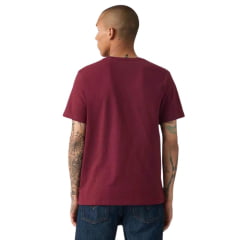 Camiseta Masculina Levi's Bordô Ref:LB0020220