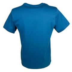 Camiseta Masculina Levi's Manga Curta Básica Azul Com Logo Vermelho - Ref.LB002-7003