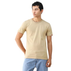 Camiseta Masculina Levi's Manga Curta Básica Caqui Ref:LB002-0202
