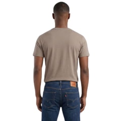 Camiseta Masculina Levi's Manga Curta Bege Básica Ref: LB0020.261