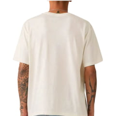 Camiseta Masculina Levi's Manga Curta Branca Estampada Ref: LB0013315