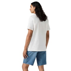 Camiseta Masculina Levi's Manga Curta Branca Estampada Kactus Ref:LB0001-0584