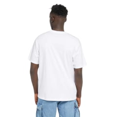 Camiseta Masculina Levi's Manga Curta Branco Estampado Preto Ref:LB0001-0589