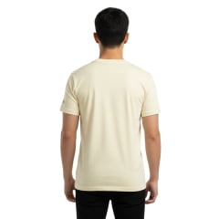 Camiseta Masculina Levi's Manga Curta Creme Estampada Ref:LB0013310