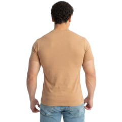 Camiseta Masculina Levi's Manga Curta Marrom Areia Básico Ref: LB0020263