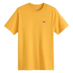 Camiseta Masculina Levi's Mostarda Manga Curta Ref:LB0020222