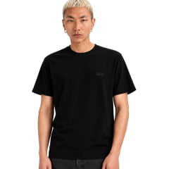 Camiseta Masculina Levi's Standard Fit Preta Básica Logo Preto Ref:LB0020332
