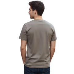 Camiseta Masculina Levi's Verde Musgo Manga Curta Bordada Ref:161432378