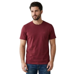 Camiseta Masculina Levi's Vermelha Vinho Manga Curta Bordado Vermelho Ref: LB0013312 Camiseta Masculina Levi's Vermelha Vinho Manga Curta Bordado Vermelho Ref: LB0013312