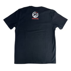 Camiseta Masculina Made In Farm Manga Curta Preto Estampada Trator Em Verde E Vermelho