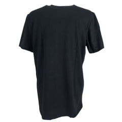 Camiseta Masculina Os Moiadeiros Manga Curta Preto Barcelona Com Logo Cinza Ref:MC832