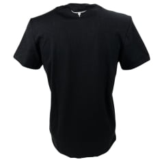 Camiseta Masculina Os Moiadeiros Preta Manga Curta Com Logo Longhorn  EUA Ref.MC687