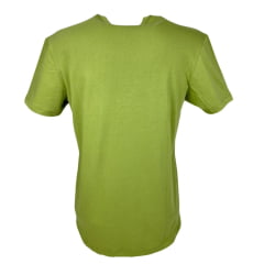 Camiseta Masculina Os Moiadeiros Verde Abacate Manga Curta Com Logo Bordada Ref.MC597