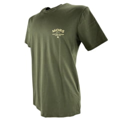 Camiseta Masculina Os Moiadeiros Verde Manga Curta Com Estampa Ref: MC753