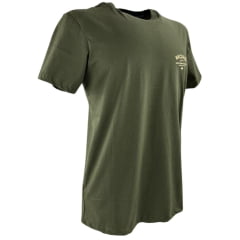 Camiseta Masculina Os Moiadeiros Verde Manga Curta Com Estampa Ref: MC753
