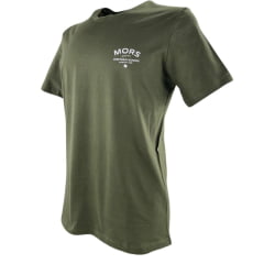 Camiseta Masculina Os Moiadeiros Verde Oliva Manga Curta Com Logo Estampada Ref: MC753