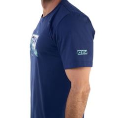 Camiseta Masculina Ox Horns Azul Marinho Estampada Ref:1387