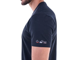 Camiseta Masculina Ox Horns Manga Curta Preto Estampada Country Best Ref 1862