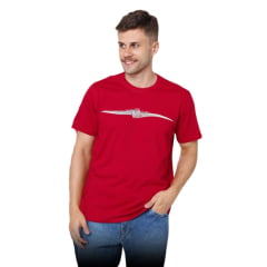 Camiseta Masculina Ox Horns Manga Curta Vermelha - R:1740