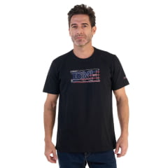 Camiseta Masculina Ox Horns Preta American Sacred Heart Ref:1832
