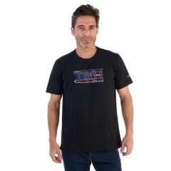 Camiseta Masculina Ox Horns Preta American Sacred Heart Ref:1832