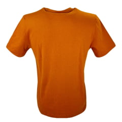 Camiseta Masculina Pura Raça Tema Farm Manga Curta Cor: Canela Com Estampa Trator Ref.07.085.0063