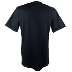 Camiseta Masculina Tatanka Preto Estampa Colorida Com a Logo - Ref.TTK M01