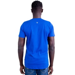 Camiseta Masculina Texas Farm Manga Curta Azul Royal/Branco Ref.CM589