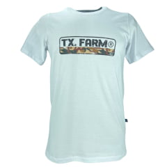 Camiseta Masculina Texas Farm Manga Curta Branco Ref:CM389