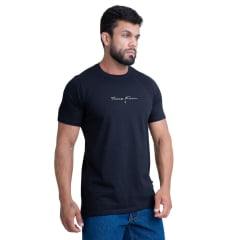 Camiseta Masculina Texas Farm Manga Curta Preto Logo Off White Ref:CM630