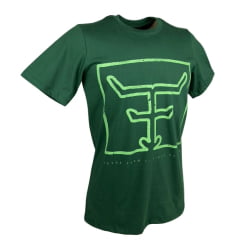 Camiseta Masculina Texas Farm Manga Curta Verde Bandeira com Estampa verde Claro Ref.CM112