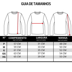 Camiseta Masculina Texas Farm Manga Longa Cinza UV50+ R: UVM006